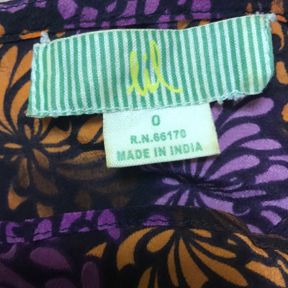 Floral silk top - Picture 7 of 7